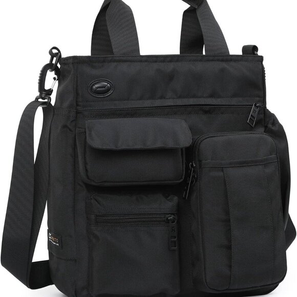 Mens Messenger Bag Laptop Shoulder Bag Computer Work Office Bag Waterproof Brief